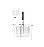 Гриль-решетка Forester BQ-S03М 40027 - фото 2073