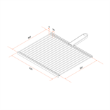 Решётка барбекю (42 см) 40036 - фото 2536